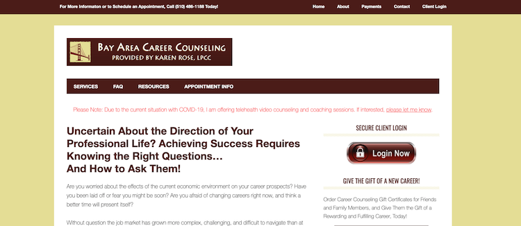 Bay Area Counseling - Best San Francisco Career Coach