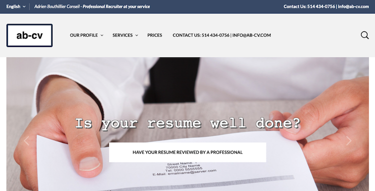 ab-cv - Best Montreal Resume Service