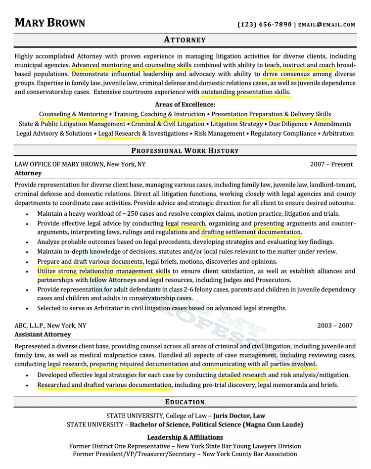 written communication skills in resume