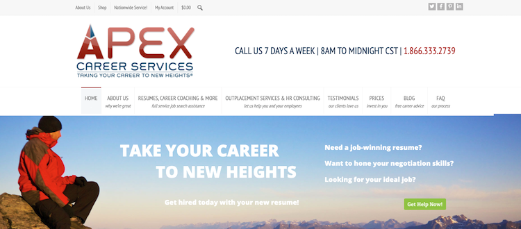 APEX Career Services - Best Fast Turnaround Resume Service