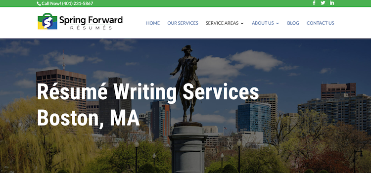Spring Forward Resumes - Best Boston Resume Service