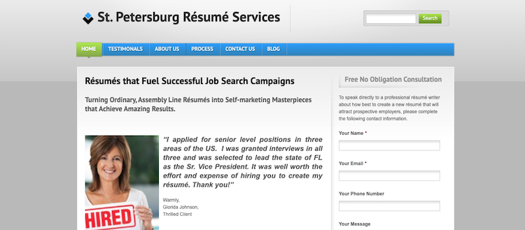 St. Petersburg Resume Services - Best Tampa Resume Services