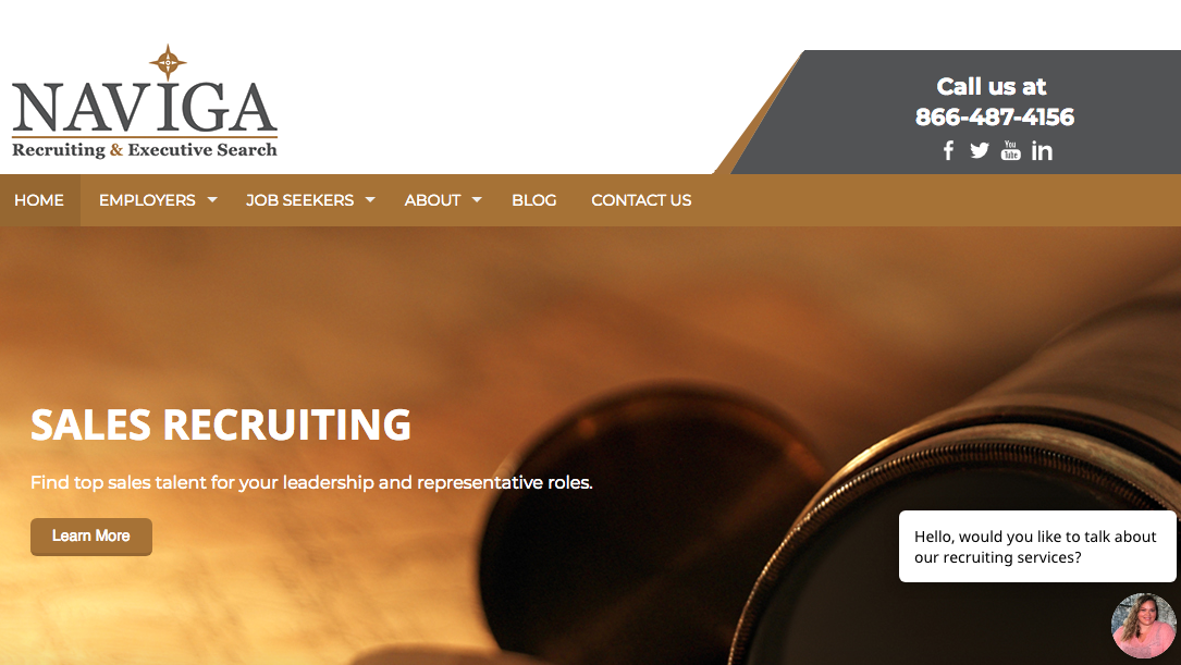 Naviga Recruiting & Executive Search - Sales Resume Service