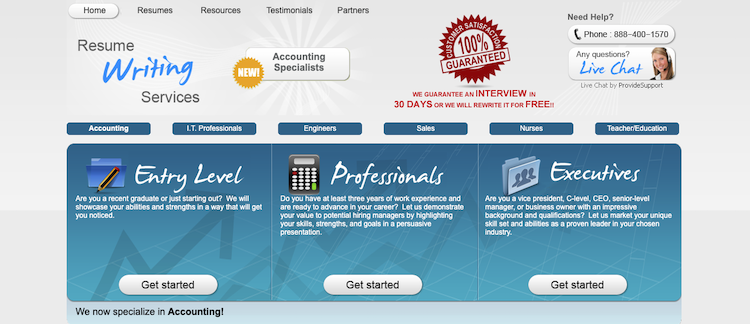 Resume Services Online - Best Accounting Resume Service