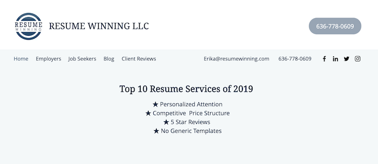 Resume Winning - Best Business Owner Resume Service