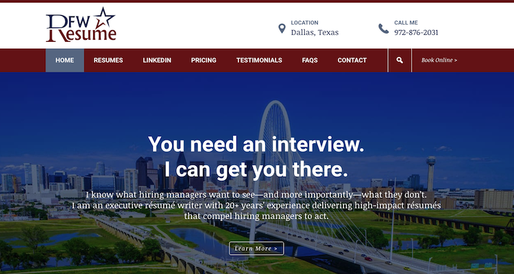 DFW Resume - Best Marketing Resume Service