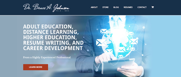 Dr. Bruce A. Johnson - Best St. Louis Resume Services