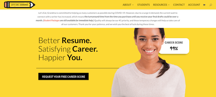 Let's Eat, Grandma - Best Austin Resume Writers