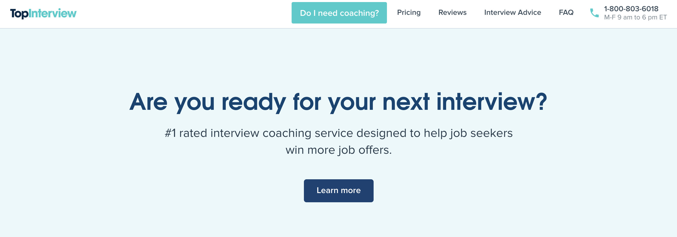 TopInterview Interview Coaching Services