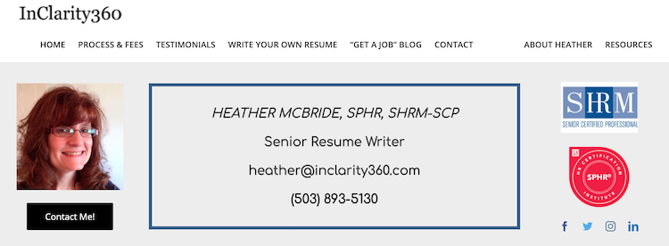 InClarity360 - Best Portland Resume Services