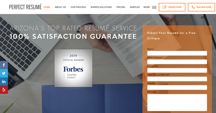 Perfect Resume - Best Phoenix Resume Service