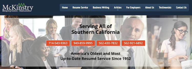 AAA McKinstry Resume Service - Best Los Angeles Resume Service