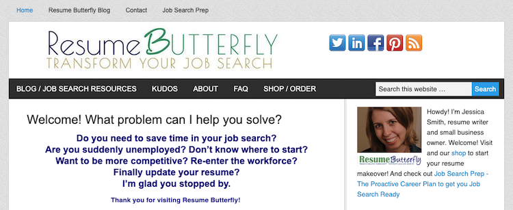 Resume Butterfly - Best Recent Graduate Resume Service