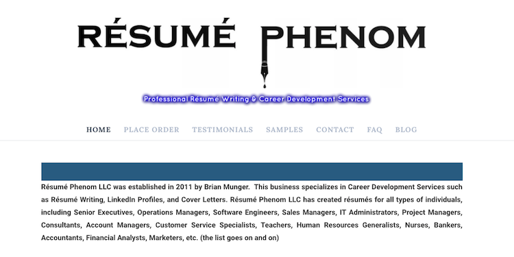 Resume Phenom - Best Orlando Resume Service