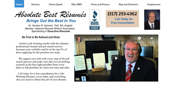 Absolute Best Resumes - Best Indianapolis Resume Service