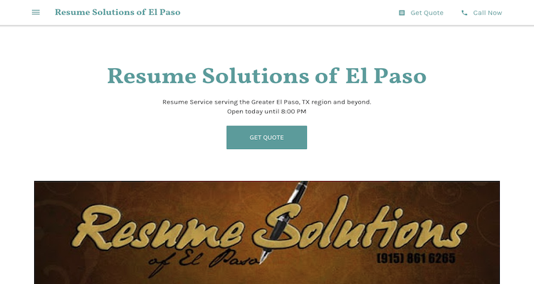 Resume Solutions - Best El Paso Resume Service