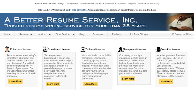 A Better Resume Service - Best Chicago Resume Service