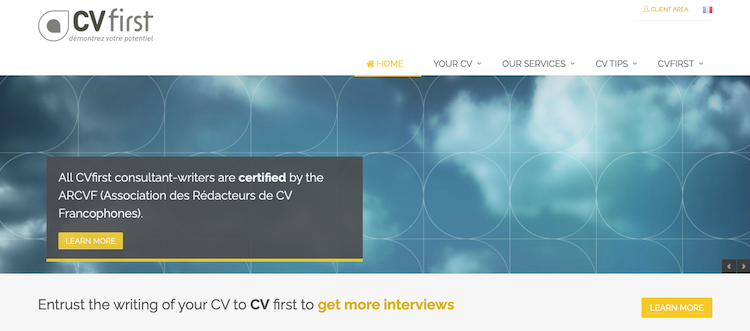 CVfirst - Best Paris Resume Service