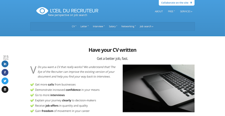 L'oeil du Recruteur - Best Paris Resume Service