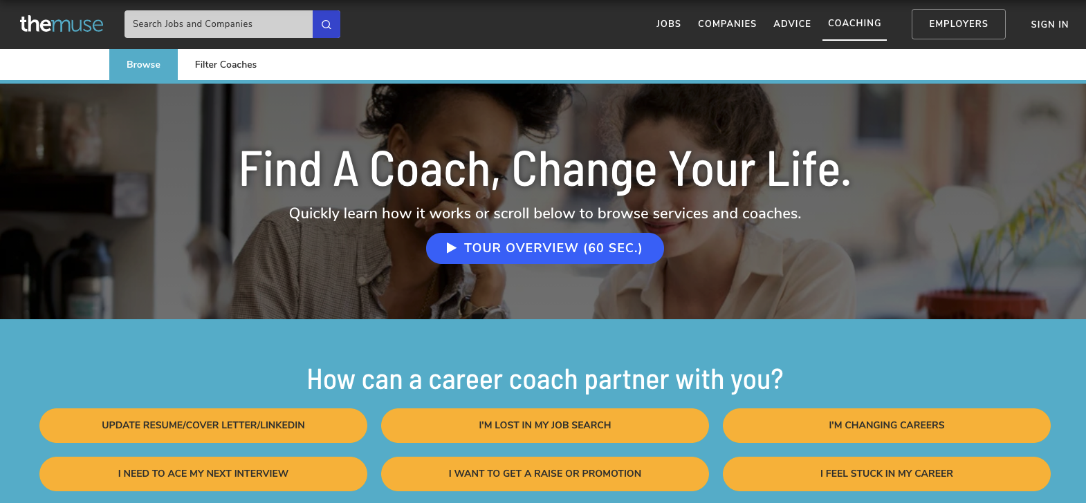 The Muse - Best Career Coach