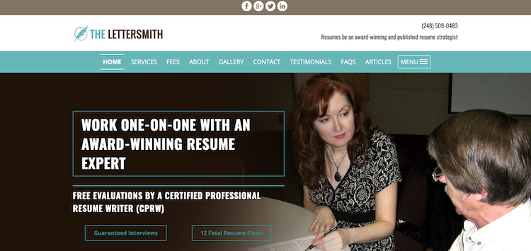The Lettersmith - Best Detroit Resume Service