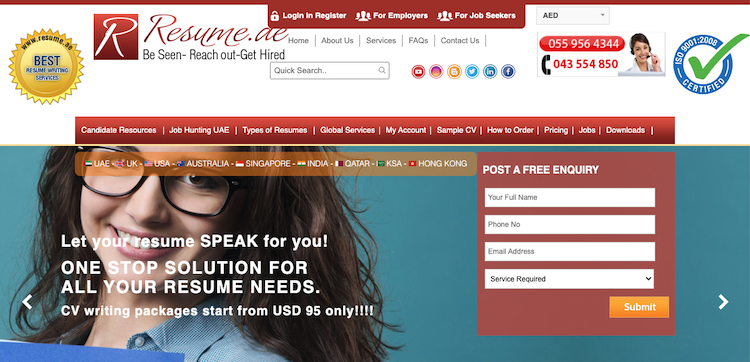 Resume - Best Dubai Resume Service