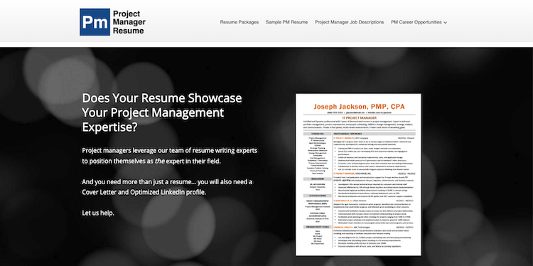 Project Manager Resume - Best Project Manager Resume Service